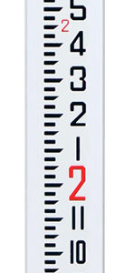 Level Rod, 16' Alum. 5-Section Telescop. INCHES