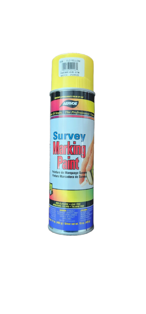 Paint, Marking Flo Yellow #226 (20oz Can)