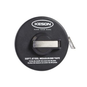 Tape, Steel 50' Enclosed Inchs (All metal case)