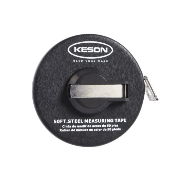 Tape, Steel 50' Enclosed Inchs (All metal case)