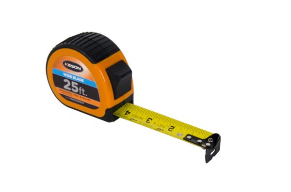 Tape, Pocket 25' Keson 10ths/inch (Wide-Blade)
